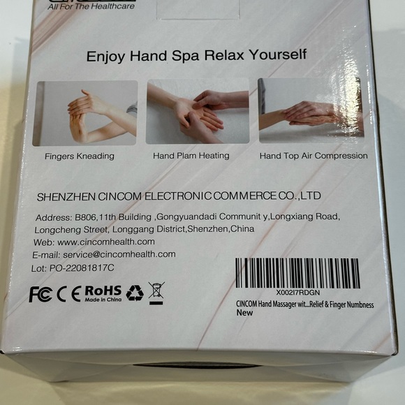 CINCOM Hand Massager New in Box - Picture 3 of 6